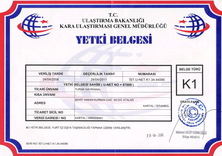 yetki belgesi